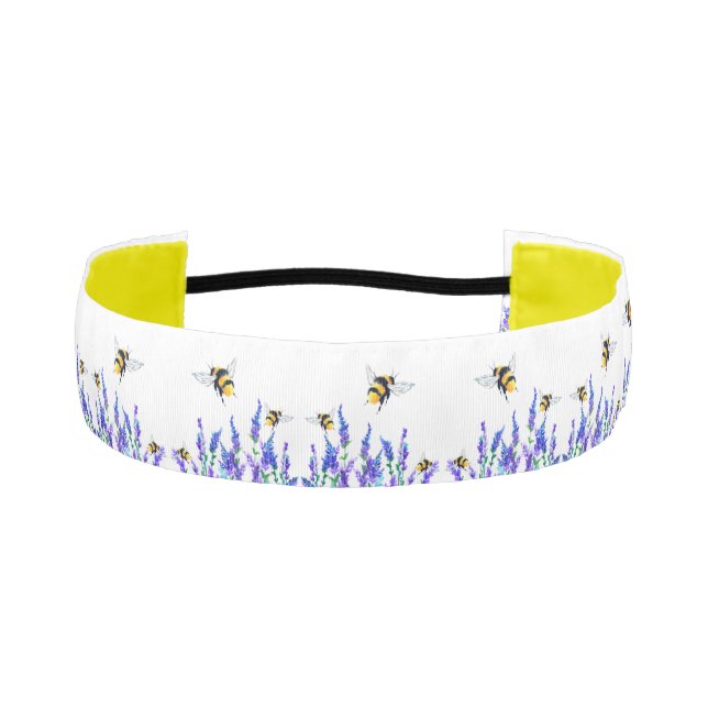 Flying Bees Athletic Headband (Front)