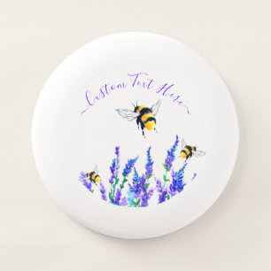 Flying Bees Frisbee wPersonalized Text