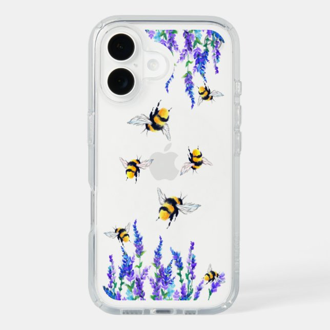 Flying Bees iPhone Case (Front)