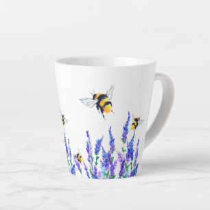 Flying Bees Latte Mug
