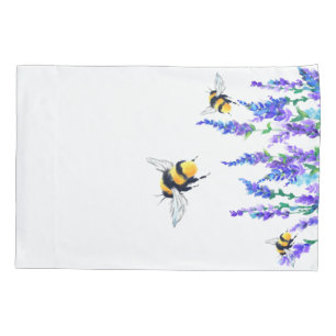 Flying Bees Pillow Case