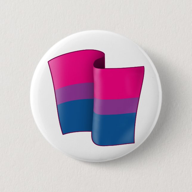 Flying Bi Pride Round Button (Front)