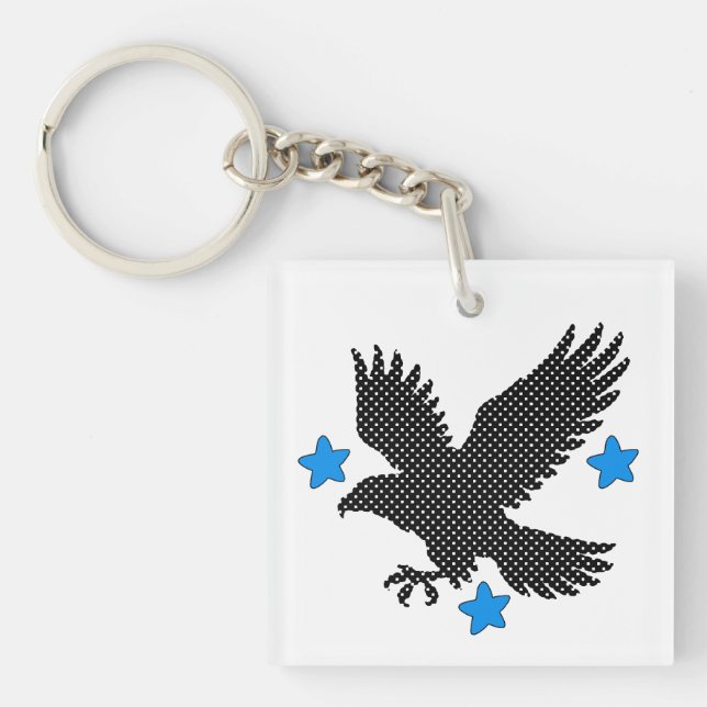 flying bird keychain (Front)