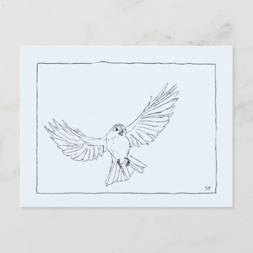 Flying Bird Postcard