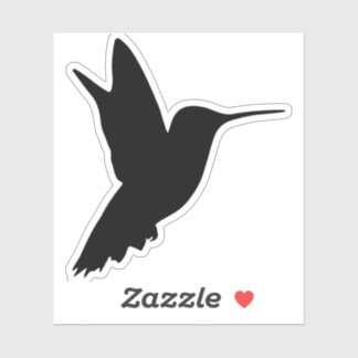 Flying bird silhouette sticker