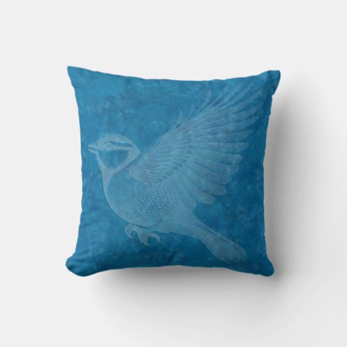 Flying Bird Throw Pillow