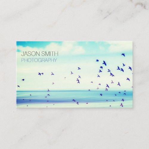 Flying Birds  Wildlife Photographer Business Card