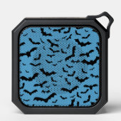 Flying Black Bats Blue Bluetooth Speaker (Front)