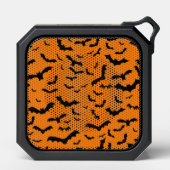 Flying Black Bats Orange Bluetooth Speaker (Front)