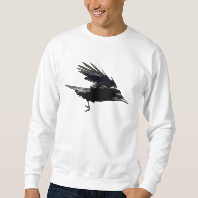 Flying Black CROW Art Fashion Shirt (Front)
