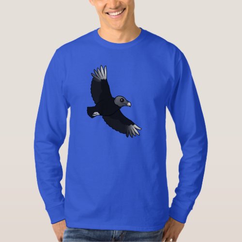 Flying Black Vulture T_Shirt