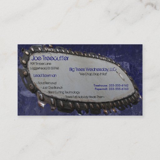 Customizable Flying Blade Business Card