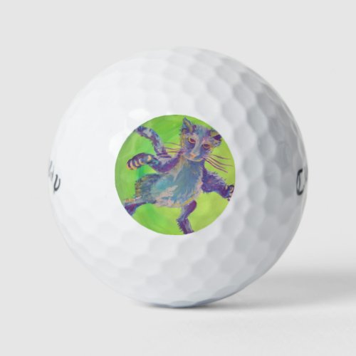 flying blue cat      golf ball marker