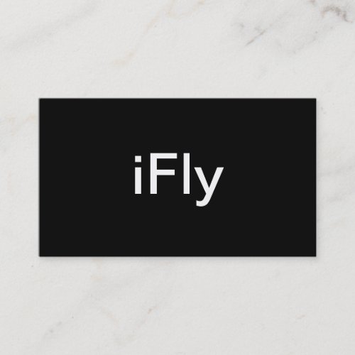 Flying Business Card