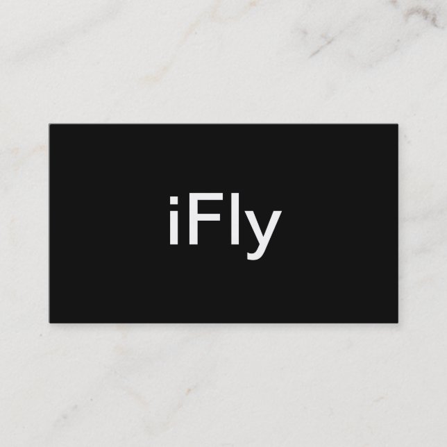 Flying Business Card (Front)