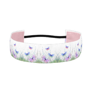 Flying Butterflies Athletic Headband