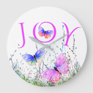 Flying Butterflies Clock - Spring Joy