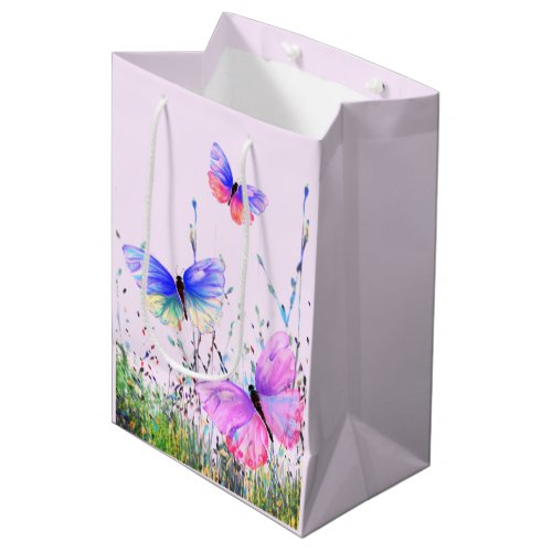 Flying Butterflies Gift Bag Spring