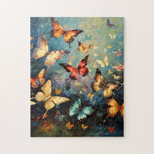 Flying Butterflies Jigsaw Puzzle (Vertical)