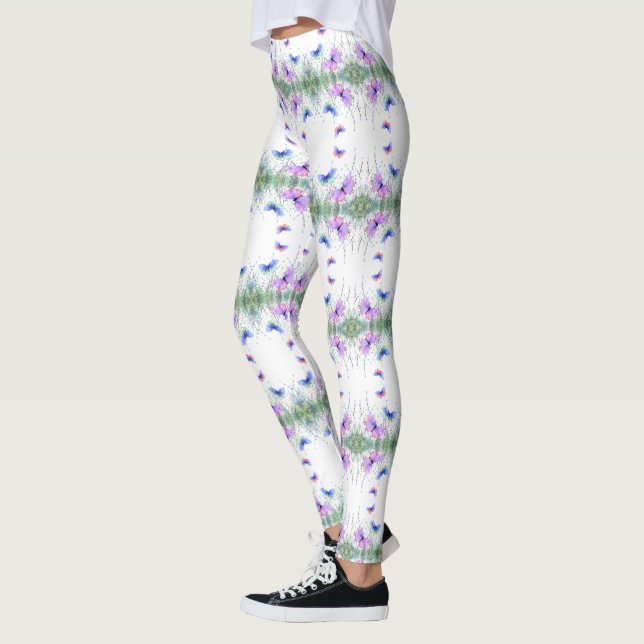 Flying Butterflies Leggings (Left)