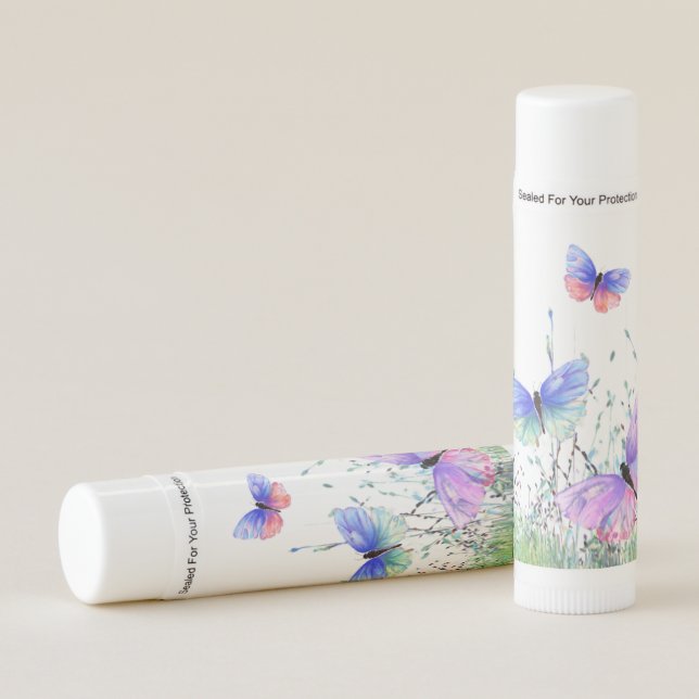 Flying Butterflies Lip Balm (Front)