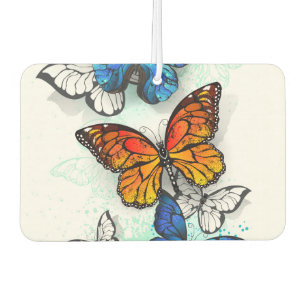 Flying Butterflies Morpho and Monarch Air Freshener