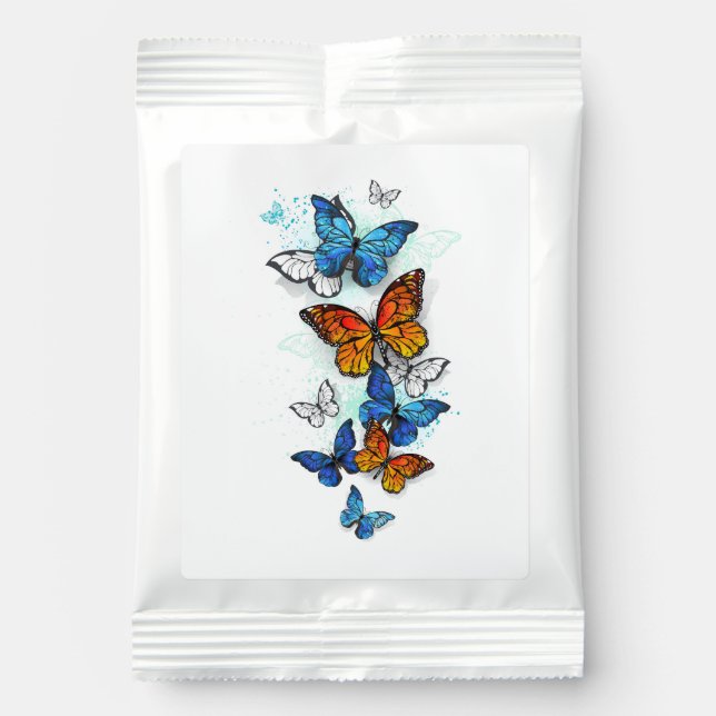 Flying Butterflies Morpho and Monarch Margarita Drink Mix (Front)