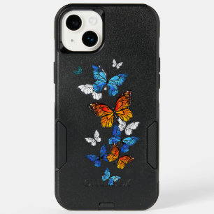 Flying Butterflies Morpho and Monarch OtterBox iPhone 14 Plus Case