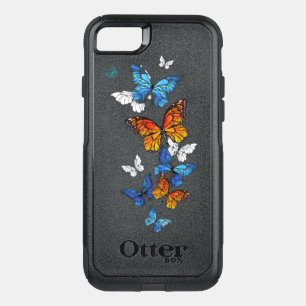 Flying Butterflies Morpho and Monarch OtterBox Commuter iPhone SE/8/7 Case