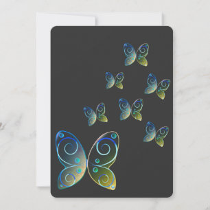 flying butterflies nature hoodie save the date