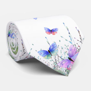 Flying Butterflies Neck Tie