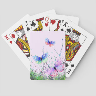 Flying Butterflies Playing Cards