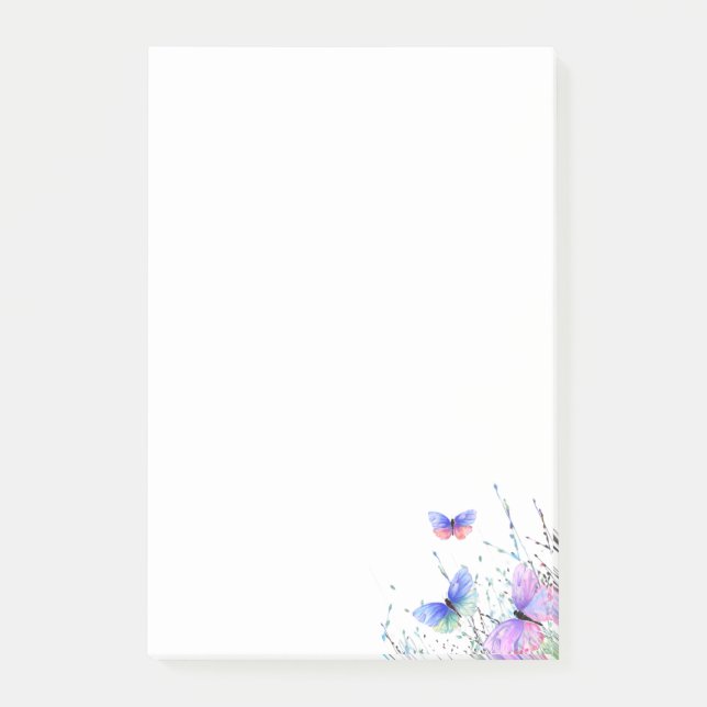 Flying Butterflies Post-it® Notes (Front)