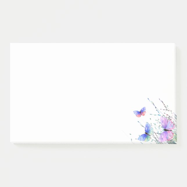 Flying Butterflies Post-it® Notes (Front)