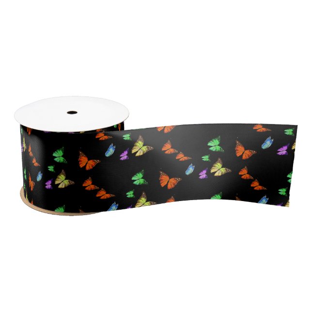 Flying Butterflies Ribbon - Choose Color (Spool)