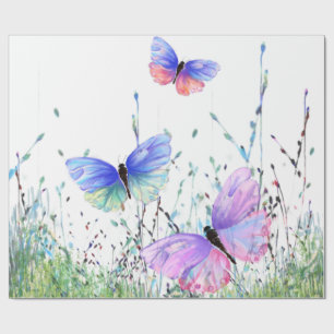Flying Butterflies Wrapping Paper