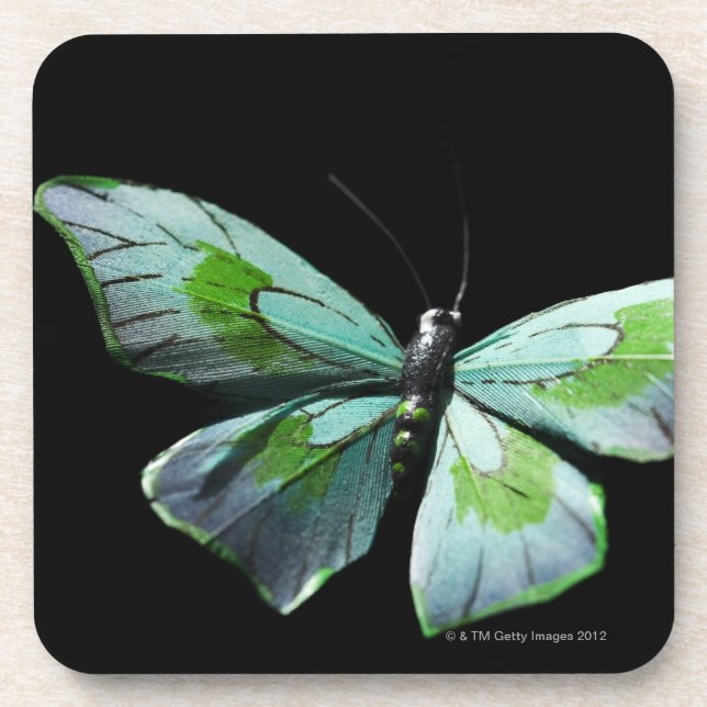 Flying butterfly beverage coaster (Front)