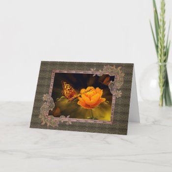 Flying Butterfly Card by LeFlange at Zazzle