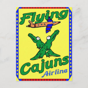Flying Cajuns Postcard