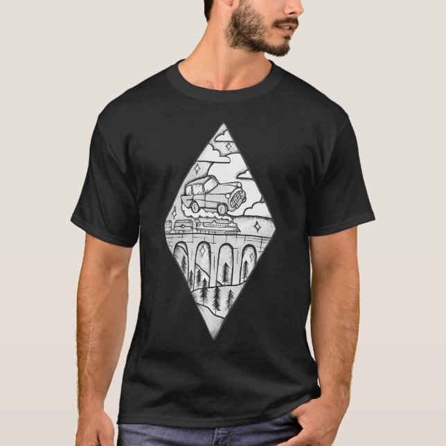 Flying Car Magic Diamond T-Shirt (Front)