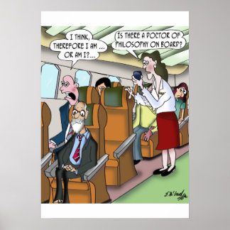 Flying Cartoon 9420 Poster
