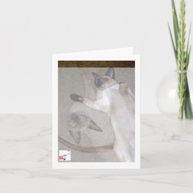 Flying Cats Card (Front)