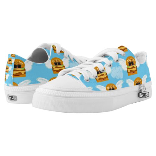 Flying Cheeseburger Pals Low-Top Sneakers
