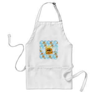 Flying Cheeseburgers Epic Food Heaven Adult Apron