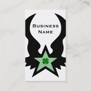 flying clover business card