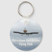 Flying Club Keyring with Light Aircraft.