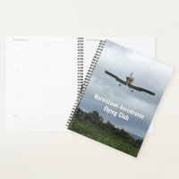 Flying Club Notebook with Light Aircraft