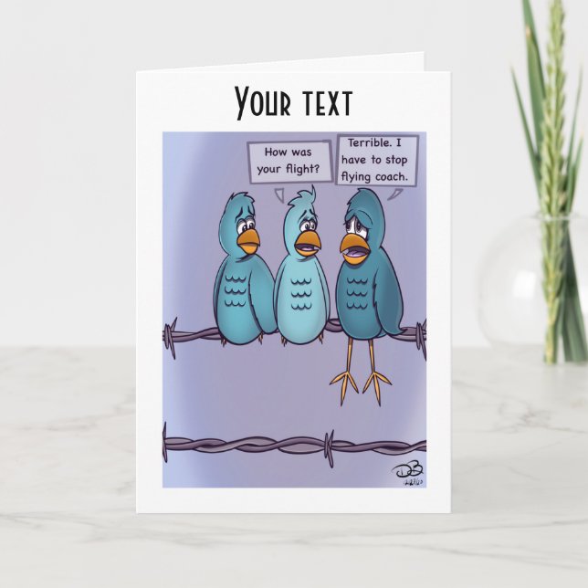 Flying Coach Greeting Card (Front)