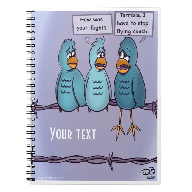Flying Coach Spiral Notebook (Front)