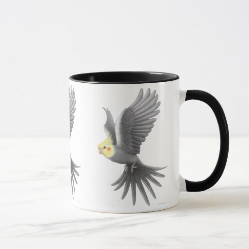 Flying Cockatiel Mug
